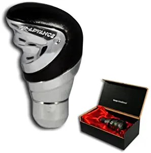 SK814 - Gear Shift knob, Gear stick, Aluminum with genuine leather cover, Exclusiv-Line type