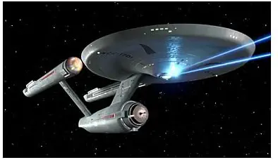 Roddenberry Star Trek TOS Enterprise NCC-1701 Firing Phasers 3-D Print
