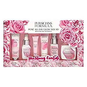 Physicians Formula Rose all day glow squad skin care travel set