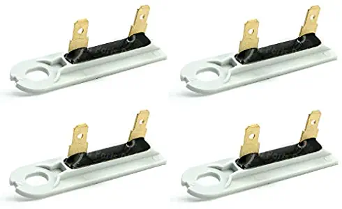 4 Pack 3392519 Dryer Thermal Fuse Replacement Part for Whirlpool Maytag Kenmore Dryers, 3388651, 3392519, 694511, 80005, WP3392519VP (4)
