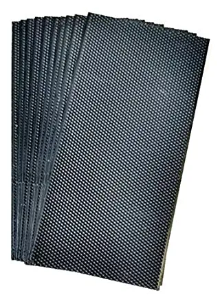 9" Foundation Heavy BEE'S Waxed Coated Black Plastic DEEP 10 Sheets