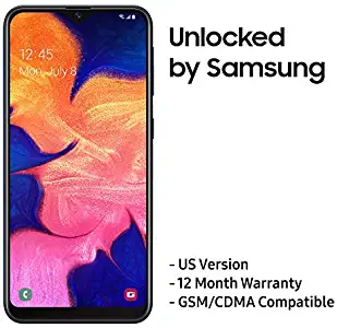 Samsung Galaxy A10e 32GB A102U GSM/CDMA Unlocked Phone - Black