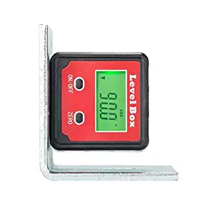 CO-Z Digital Angle Gauge/Level/Protractor/Angle Finder/Bevel Gauge/Inclinometer/with Backlight and Magnetic Base, Electronic Angle Finding for Table Miter Brand Saw, Accurate Digital Level
