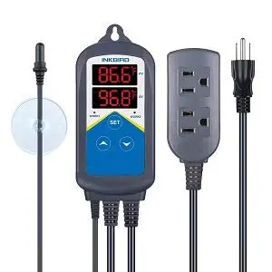 Inkbird 1200 Watts Digital Temperature Controller Aquarium Thermostat for Aquarium Heater, with Waterproof Sensor