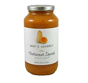 Dave's Gourmet Butternut Squash Pasta Sauce, 25.5-Ounce Bottles (Pack of 3)