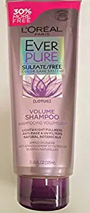 L'Oréal Paris EverPure Sulfate Free Volume Shampoo, with Lotus Flower, 11.05 oz