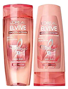 LOreal Paris Elvive Smooth Intense Smoothing Shampoo and Conditioner Set 12.6 Ounces