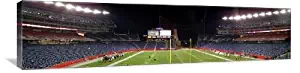 Gillette Stadium Panoramic 48" x 12" Gallery Wrapped Canvas Wall Art