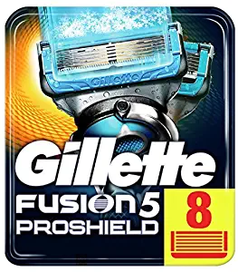 Gillette Fusion5 ProShield Chill Razor Blades for Men, 8 Refills with Cooling Technology, Mailbox Sized Pack