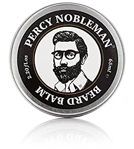 Beard Balm By Percy Nobleman - New All Natural Leave in Conditioner for Men. 2.2oz Tin.