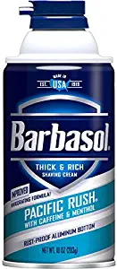 Barbasol Pacific Rush Thick & Rich Shaving Cream for Men, 10 oz.