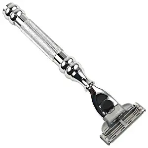Heavyweight All-Metal Triple Blade Razor from Parker Safety Razor - Accepts Mach 3 and Gillette 3 Blades