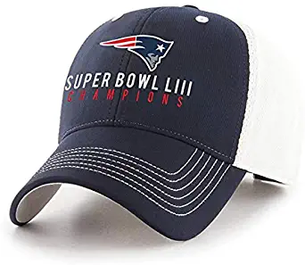 NFL Men's New England Patriots OTS NFL New England Patri 2019 Super Bowl LIII Champions Sling All-Star Adjustable Hat, One Size, Team