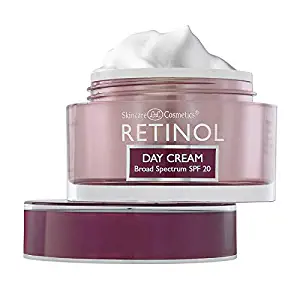 Retinol Day Cream Broad Spectrum SPF 20 – Protects Against Harmful Effects of UVA & UVB Rays – Luxurious Cream Moisturizes & Reduces Look of Fine Lines – Provides Protection From Daily Sun Exposure