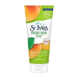 St. Ives Fresh Skin Face Scrub, Apricot 6 oz (Pack of 6)
