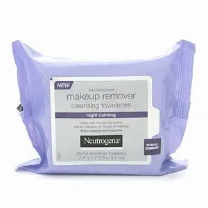 Neutrogena Makeup Remover Cleansing Towelettes Night Calming, 25 Count, 3pk