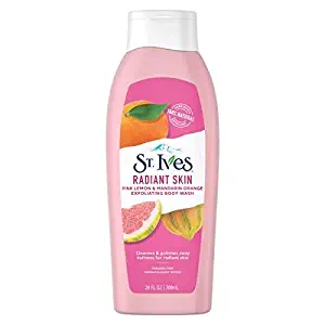 St Ives Even & Bright Body Wash, Pink Lemon and Mandarin Orange 24 Ounce, 3 Count